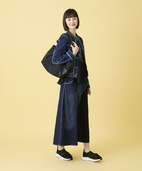 HIROKO BIS GRANDE / ヒロコビス グランデ セットアップ | 【大きいサイズ】ピンタックデニムジャケット | 詳細20