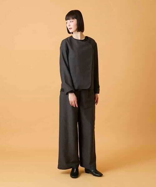 HIROKO BIS GRANDE / ヒロコビス グランデ ノーカラージャケット | 【大きいサイズ】ジャカードノーカラージャケット | 詳細21