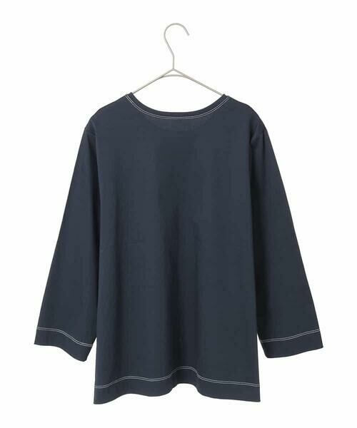 HIROKO BIS GRANDE / ヒロコビス グランデ カットソー | 【大きいサイズ】サボテン刺繍コットンTシャツ | 詳細14