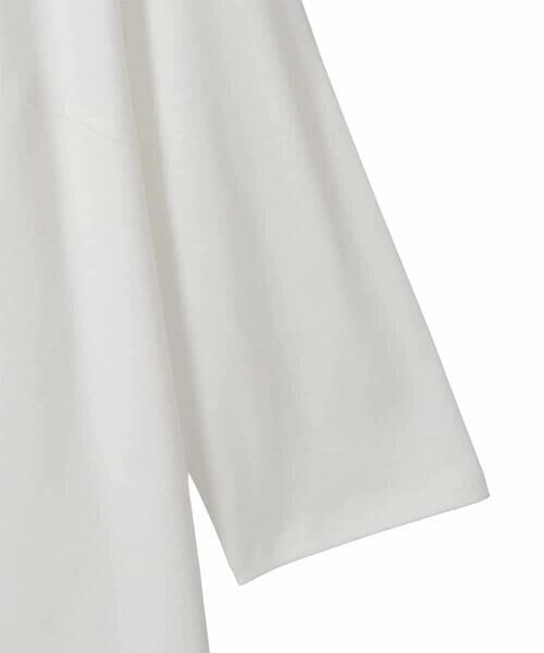 HIROKO BIS GRANDE / ヒロコビス グランデ カットソー | 【大きいサイズ】フローラルタイポTシャツ | 詳細3