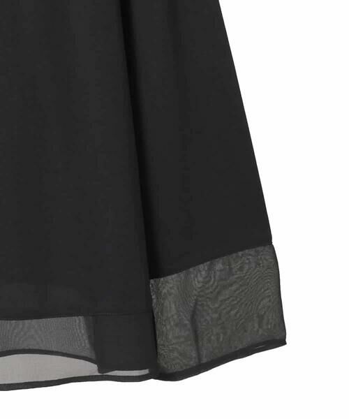 HIROKO BIS GRANDE / ヒロコビス グランデ カットソー | 【大きいサイズ】異素材ドッキングカットソー | 詳細4