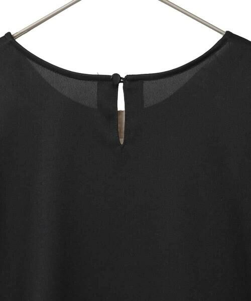 HIROKO BIS GRANDE / ヒロコビス グランデ ロング・マキシ丈スカート | 【大きいサイズ】ボタニカルモチーフ異素材チュニック | 詳細3