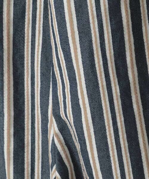 HIROKO BIS GRANDE / ヒロコビス グランデ ショート・ハーフ・半端丈パンツ | 【大きいサイズ】ストライプクロップドパンツ | 詳細5