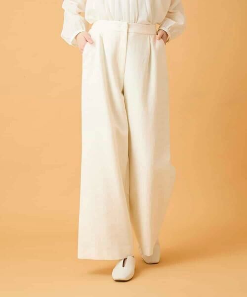 HIROKO BIS GRANDE / ヒロコビス グランデ その他パンツ | 【大きいサイズ】ジャカードストレートパンツ | 詳細12