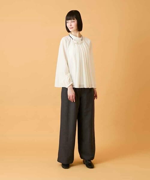 HIROKO BIS GRANDE / ヒロコビス グランデ その他パンツ | 【大きいサイズ】ジャカードストレートパンツ | 詳細16