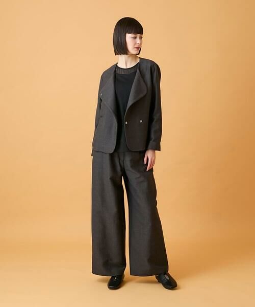 HIROKO BIS GRANDE / ヒロコビス グランデ その他パンツ | 【大きいサイズ】ジャカードストレートパンツ /洗える | 詳細26