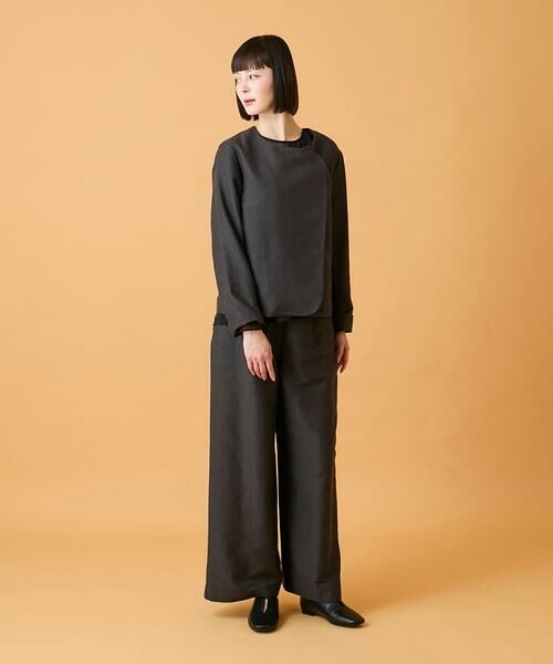 HIROKO BIS GRANDE / ヒロコビス グランデ その他パンツ | 【大きいサイズ】ジャカードストレートパンツ /洗える | 詳細28