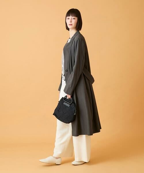 HIROKO BIS GRANDE / ヒロコビス グランデ その他アウター | 【大きいサイズ】ドレープワッシャーロング丈コート /洗える | 詳細23