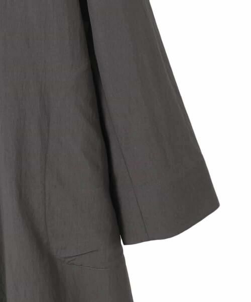 HIROKO BIS GRANDE / ヒロコビス グランデ その他アウター | 【大きいサイズ】ドレープワッシャーロング丈コート | 詳細3