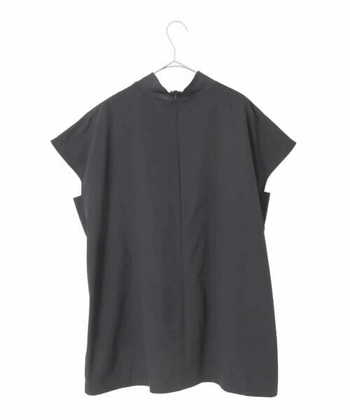 HIROKO BIS GRANDE / ヒロコビス グランデ カットソー | 【大きいサイズ】リブネックフレンチスリーブプルオーバー | 詳細1