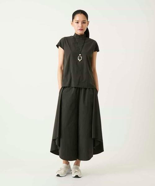 HIROKO BIS GRANDE / ヒロコビス グランデ カットソー | 【大きいサイズ】リブネックフレンチスリーブプルオーバー | 詳細12