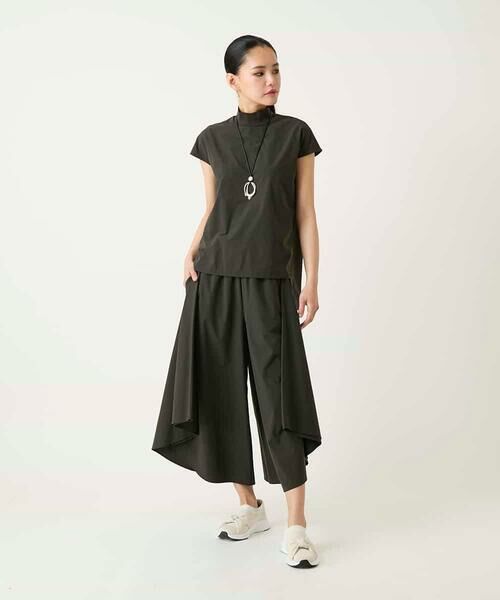 HIROKO BIS GRANDE / ヒロコビス グランデ カットソー | 【大きいサイズ】リブネックフレンチスリーブプルオーバー | 詳細13