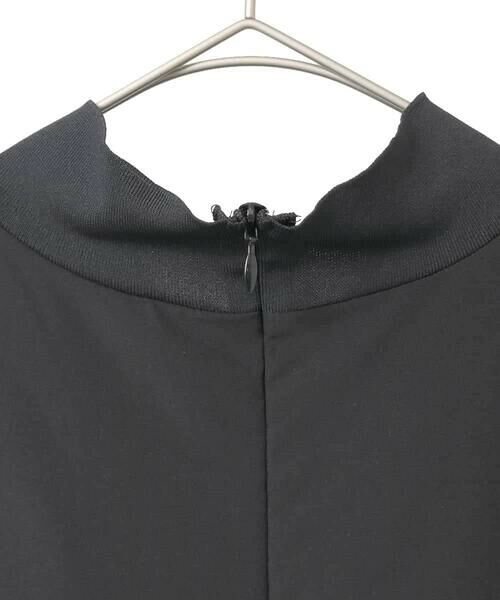 HIROKO BIS GRANDE / ヒロコビス グランデ カットソー | 【大きいサイズ】リブネックフレンチスリーブプルオーバー | 詳細3