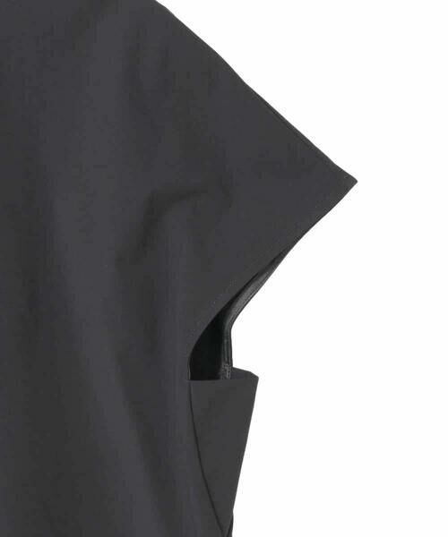 HIROKO BIS GRANDE / ヒロコビス グランデ カットソー | 【大きいサイズ】リブネックフレンチスリーブプルオーバー | 詳細4