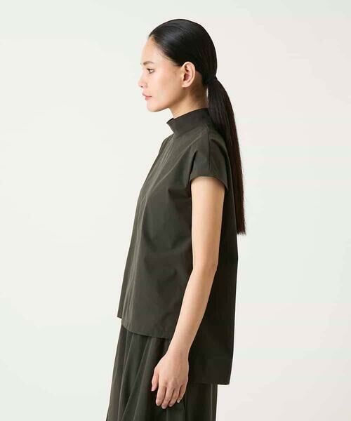 HIROKO BIS GRANDE / ヒロコビス グランデ カットソー | 【大きいサイズ】リブネックフレンチスリーブプルオーバー | 詳細8