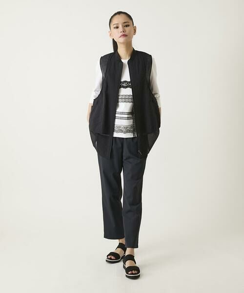 HIROKO BIS GRANDE / ヒロコビス グランデ ベスト | 【大きいサイズ】レイヤード風デザインジレ | 詳細17