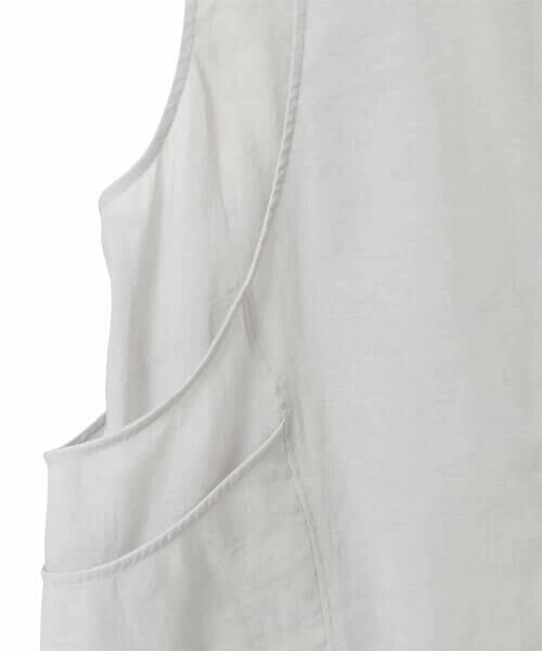 HIROKO BIS GRANDE / ヒロコビス グランデ ベスト | 【大きいサイズ】レイヤード風デザインジレ | 詳細4