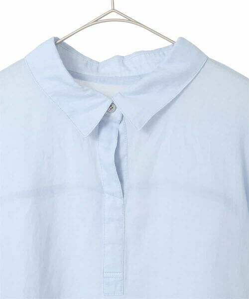 HIROKO BIS GRANDE / ヒロコビス グランデ シャツ・ブラウス | 【大きいサイズ】フレアスリーブ麻ブラウス | 詳細2