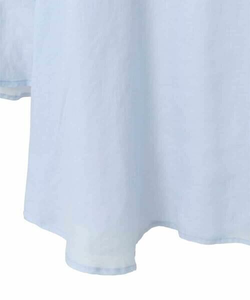 HIROKO BIS GRANDE / ヒロコビス グランデ シャツ・ブラウス | 【大きいサイズ】フレアスリーブ麻ブラウス | 詳細4