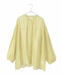 HIROKO BIS GRANDE / ヒロコビス グランデ シャツ・ブラウス | 【大きいサイズ】コードストライプシアーブラウス