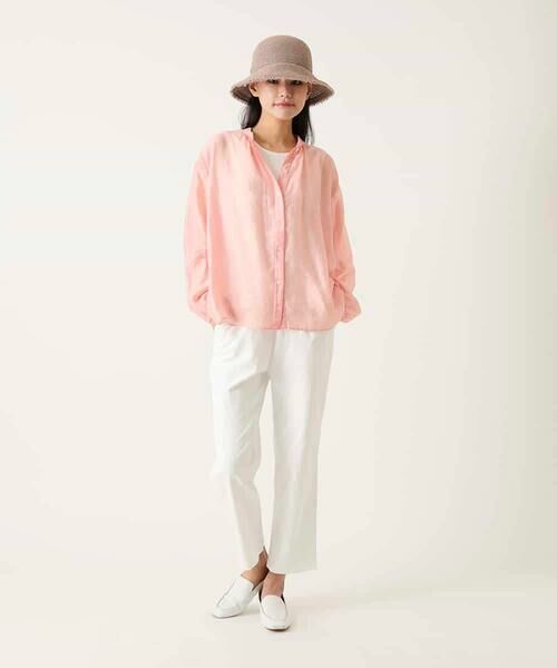 HIROKO BIS GRANDE / ヒロコビス グランデ シャツ・ブラウス | 【大きいサイズ】コードストライプシアーブラウス | 詳細14