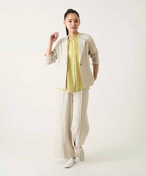 HIROKO BIS GRANDE / ヒロコビス グランデ シャツ・ブラウス | 【大きいサイズ】コードストライプシアーブラウス | 詳細21