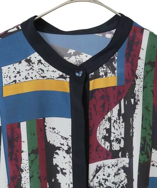 HIROKO BIS GRANDE / ヒロコビス グランデ ロング・マキシ丈ワンピース | 【大きいサイズ】アートパネルデザインプリントワンピース | 詳細2