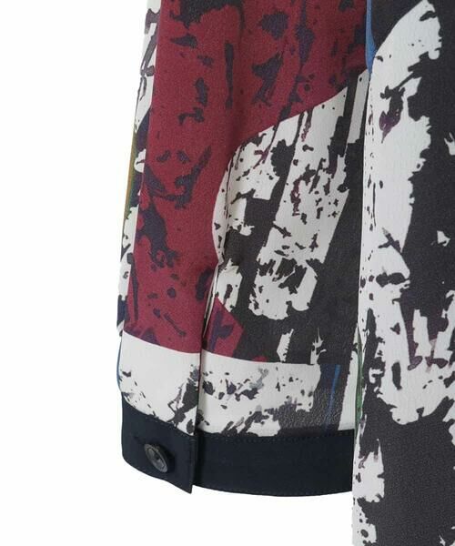 HIROKO BIS GRANDE / ヒロコビス グランデ ロング・マキシ丈ワンピース | 【大きいサイズ】アートパネルデザインプリントワンピース | 詳細4