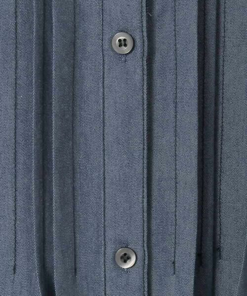 HIROKO BIS GRANDE / ヒロコビス グランデ ロング・マキシ丈ワンピース | 【大きいサイズ】ピンタックデザインダンガリーワンピース | 詳細5