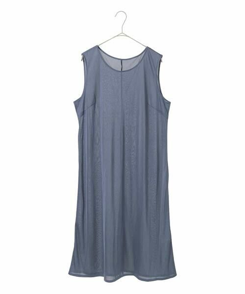 HIROKO BIS GRANDE / ヒロコビス グランデ ロング・マキシ丈ワンピース | 【大きいサイズ】ピンタックデザインダンガリーワンピース | 詳細6