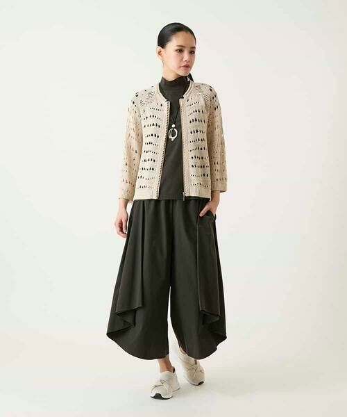 HIROKO BIS GRANDE / ヒロコビス グランデ カーディガン・ボレロ | 【大きいサイズ】ラメニットジップカーディガン | 詳細13