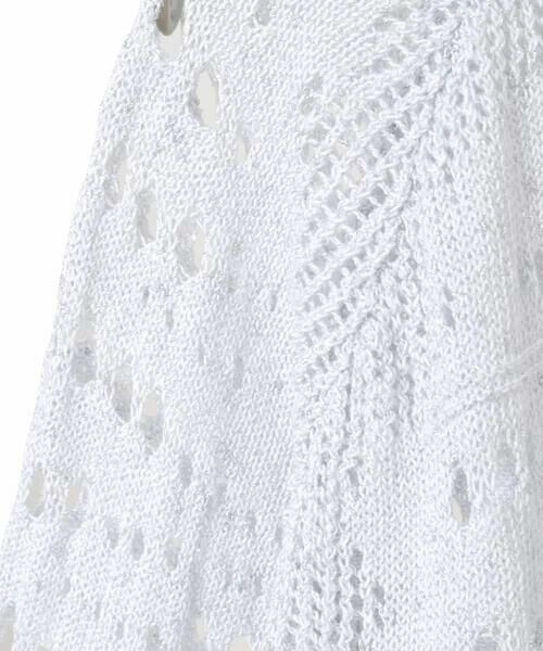 HIROKO BIS GRANDE / ヒロコビス グランデ カーディガン・ボレロ | 【大きいサイズ】ラメニットジップカーディガン | 詳細5