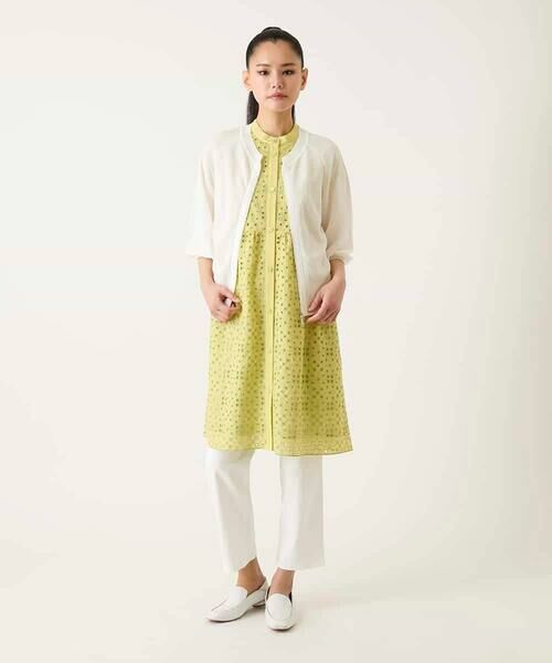 HIROKO BIS GRANDE / ヒロコビス グランデ カーディガン・ボレロ | 【大きいサイズ】リブポイントコンパクトニットカーディガン | 詳細11