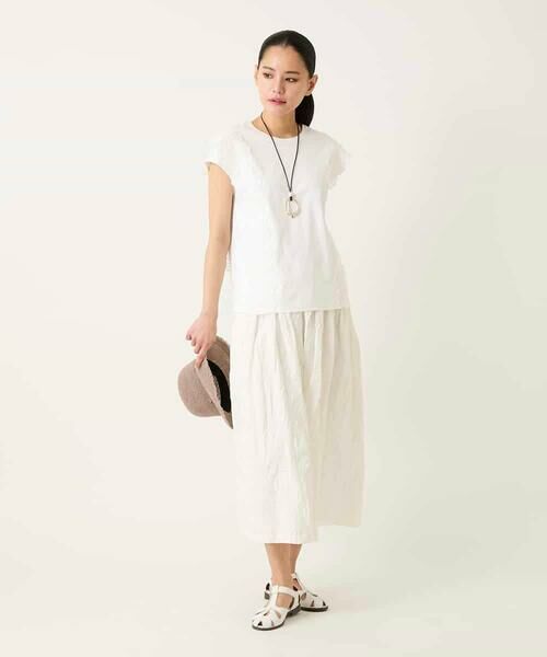 HIROKO BIS GRANDE / ヒロコビス グランデ ロング・マキシ丈スカート | 【大きいサイズ】ボタニカルモチーフロング丈スカート | 詳細6