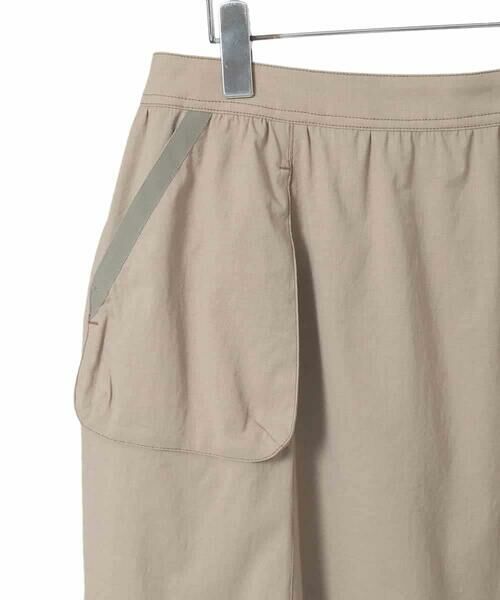 HIROKO BIS GRANDE / ヒロコビス グランデ ロング・マキシ丈スカート | 【大きいサイズ】リネンライクアウトポケットフレアスカート | 詳細2