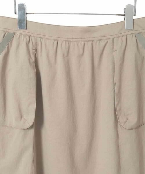 HIROKO BIS GRANDE / ヒロコビス グランデ ロング・マキシ丈スカート | 【大きいサイズ】リネンライクアウトポケットフレアスカート | 詳細4