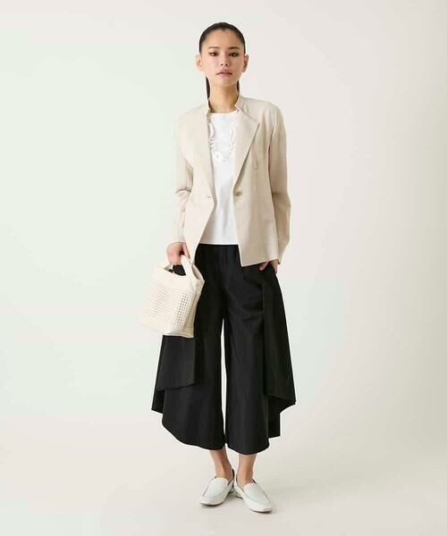 HIROKO BIS GRANDE / ヒロコビス グランデ セットアップ | 【大きいサイズ】切り替えステッチデザインジャケット | 詳細14