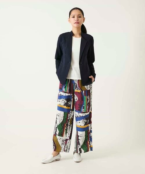 HIROKO BIS GRANDE / ヒロコビス グランデ セットアップ | 【大きいサイズ】切り替えステッチデザインジャケット | 詳細17