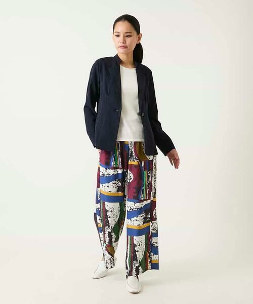 HIROKO BIS GRANDE / ヒロコビス グランデ セットアップ | 【大きいサイズ】切り替えステッチデザインジャケット | 詳細18