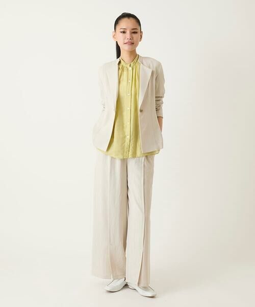 HIROKO BIS GRANDE / ヒロコビス グランデ セットアップ | 【大きいサイズ】切り替えステッチデザインジャケット /洗える | 詳細19