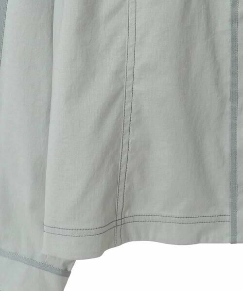 HIROKO BIS GRANDE / ヒロコビス グランデ ノーカラージャケット | 【大きいサイズ】リネンライクショートジャケット | 詳細5