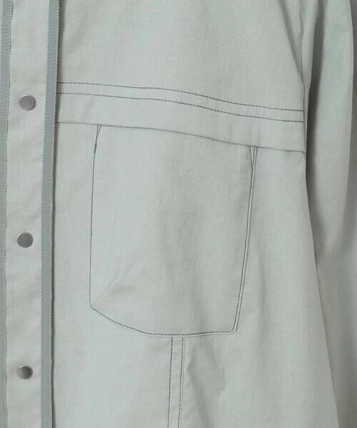 HIROKO BIS GRANDE / ヒロコビス グランデ ノーカラージャケット | 【大きいサイズ】リネンライクショートジャケット | 詳細6