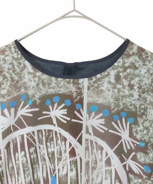 HIROKO BIS GRANDE / ヒロコビス グランデ チュニック | 【大きいサイズ】グラフィカルプリントチュニックプルオーバー | 詳細2