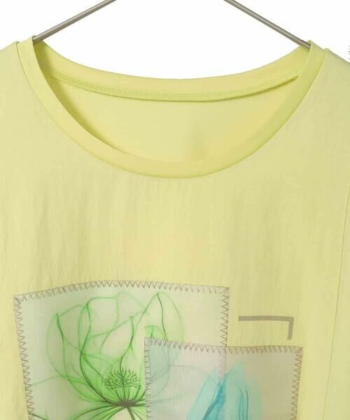 HIROKO BIS GRANDE / ヒロコビス グランデ カットソー | 【大きいサイズ】異素材ジョイントコラージュデザインカットソー | 詳細2