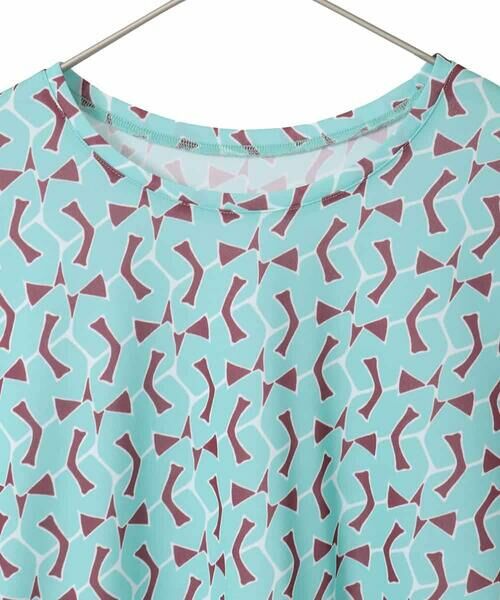 HIROKO BIS GRANDE / ヒロコビス グランデ カットソー | 【大きいサイズ】幾何デザインボックスシルエットブラウス | 詳細2