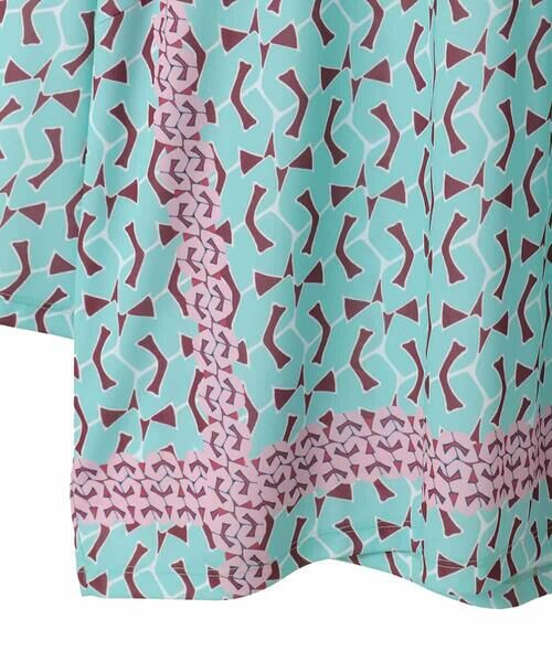 HIROKO BIS GRANDE / ヒロコビス グランデ カットソー | 【大きいサイズ】幾何デザインボックスシルエットブラウス | 詳細4