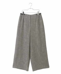 HIROKO BIS GRANDE / ヒロコビス グランデ その他パンツ | 【大きいサイズ】ツイーディーメッシュワイドパンツ