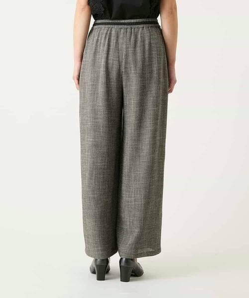 HIROKO BIS GRANDE / ヒロコビス グランデ その他パンツ | 【大きいサイズ】ツイーディーメッシュワイドパンツ | 詳細8