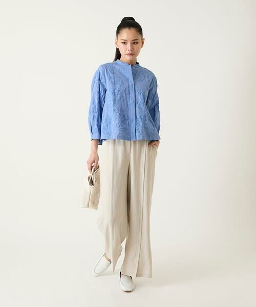 HIROKO BIS GRANDE / ヒロコビス グランデ その他パンツ | 【大きいサイズ】センタータックスリットデザインパンツ /洗える | 詳細11
