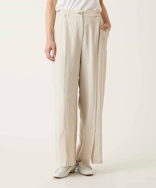 HIROKO BIS GRANDE / ヒロコビス グランデ その他パンツ | 【大きいサイズ】センタータックスリットデザインパンツ | 詳細2
